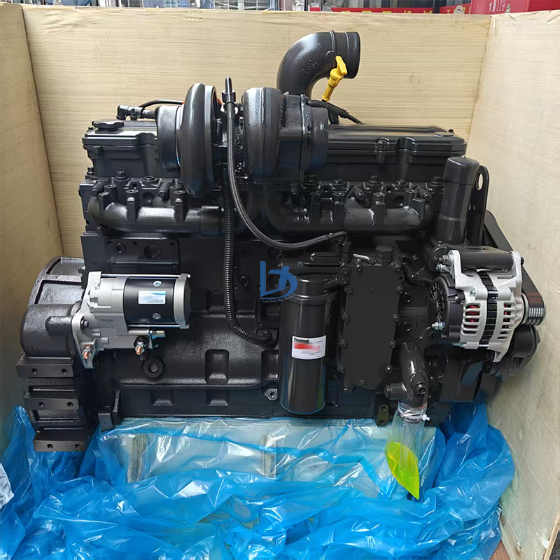 Construction Engine QSL8.9 Engine Assembly for Cum-mins Excavator Diesel Engine